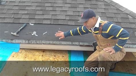 tying metal roof to shingle roof